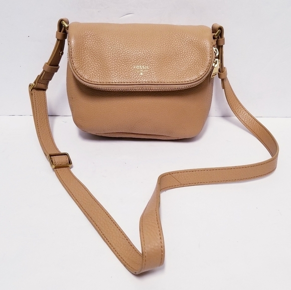 Fossil Leather crossbody bag - Picture 1 of 14